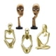 thumbnail image 1 of 5 uds estatua de de decoración de resina escultura abstracto, coleccionables, para decoración de escritorio de estantería d, 1 of 9