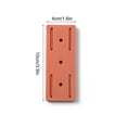 thumbnail image 2 of Retenedor de enchufe montado en la pared Soporte de fijador de toma de corriente para el hogar sin perforaciones (naranja) Tmvgtek Libre de BPA, 2 of 2