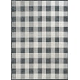 thumbnail image 2 of JONATHAN Y WASHABLE 5 x 8 Area Rug, Gingham Gradient Plaid Cottage - Light Gray/Dark Gray/Cream, WSH303A-5, 2 of 9