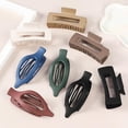 thumbnail image 3 of Hair Clips for Women 4.3 Inch Large Hair Claw Clips 8 count Square Claw Clips & Flat Hair Clips for Thick or Thin Hair  Concord Hair Barrettes  Hair Accessories for Women (Dark Colorful), 3 of 7