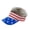 Coffee, variant on Independence Day USA Flag Spiky Wig Visor, Adjustable Stars & Stripes Sun Hat for America 250th Anniversary & Outdoor Events