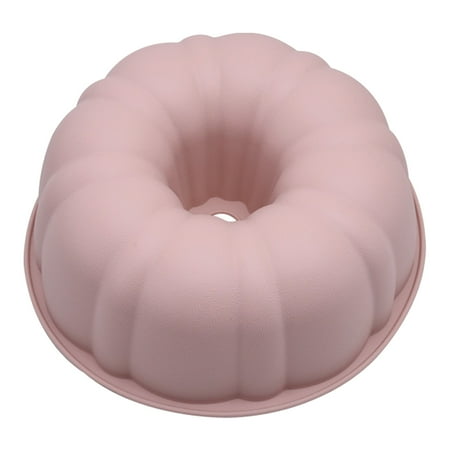 

QILIN Bundt Bread Mold DIY Multipurpose Excellent Food Grade Silicone Mousse Dessert Tray