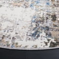 thumbnail image 3 of SAFAVIEH Bel Air Faith Abstract Area Rug, Gray/Blue, 6'7" x 6'7" Round, 3 of 11