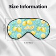 thumbnail image 5 of Xecao Yellow Lemon for Soft Fluffy Sleeping Blindfold, Nap eye cover tailored for the utmost comfort for girls, women, kids, and adults., 5 of 7