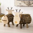 thumbnail image 3 of Wooden Reindeer Personalized Banks - Animal Figurine Coin Holder for Girls & Boys with Custom Engraving - Wooden Saving Money Box, 3 of 6