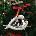 thumbnail image 2 of Hangs Sleeping Angel Dog Christmas Pendant Cartoon Decoration for Tree Home Festive Unique Design for Holiday Celebration, 2 of 5