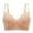 Beige, variant on Juslio Bras for Women Athletic Lace Wirefree Solid Push Up Bras for Women