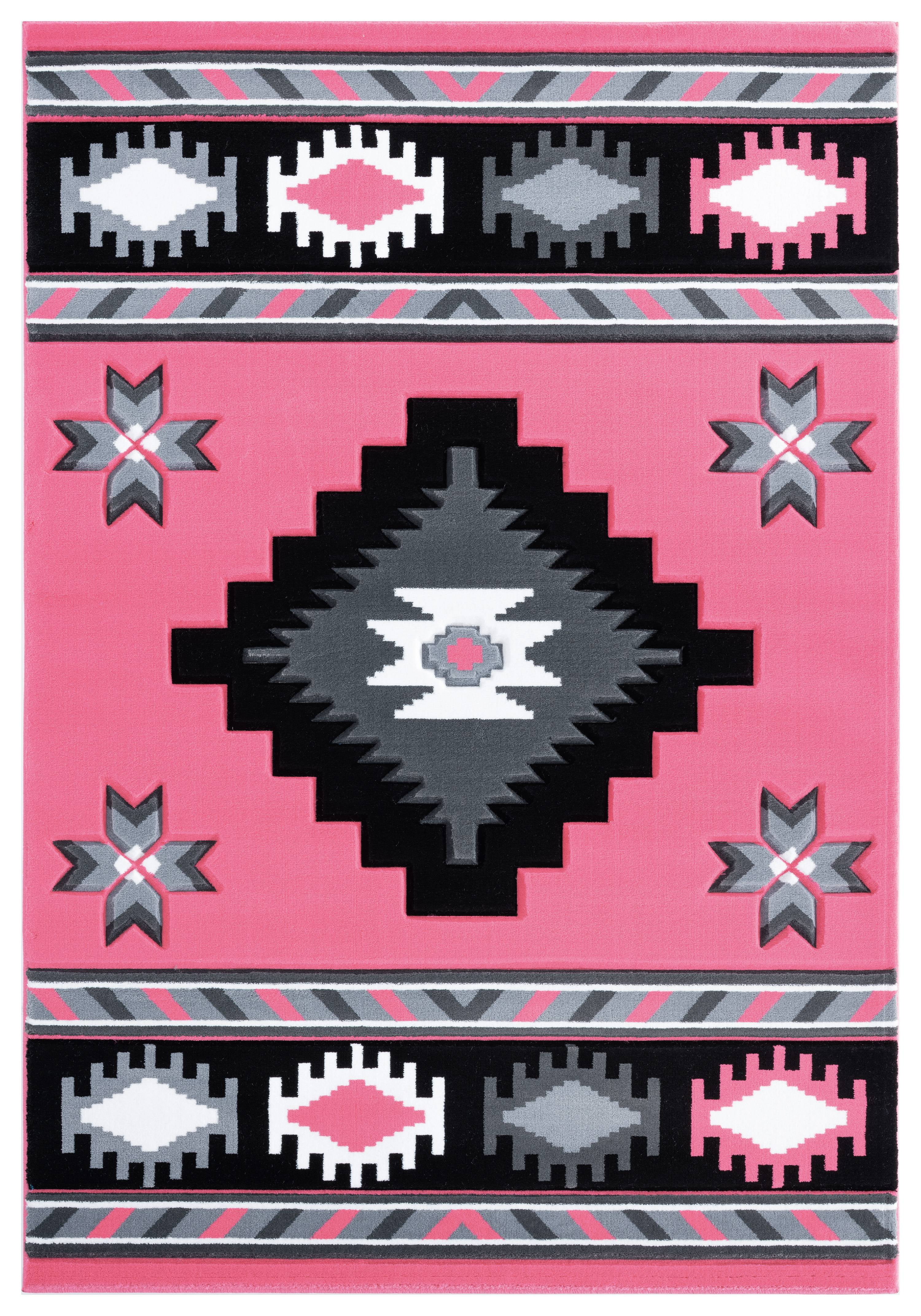United Weavers Drachma Volos Southwestern Geometric Accent Rug, Pink, 2'7" x 4'2"