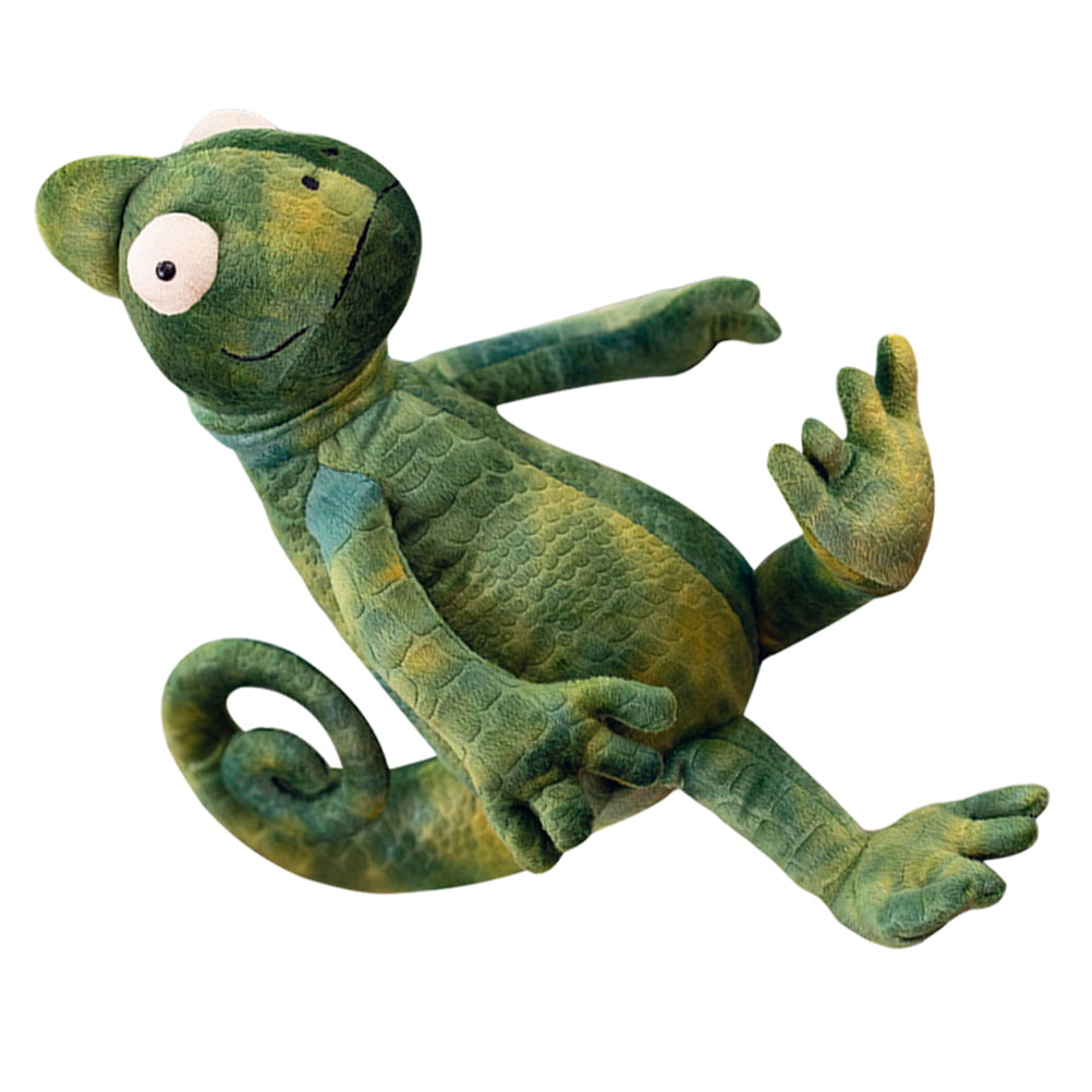 Simulation Chameleon Plush Toys Cartoon Stuffed Lizard Animal Pillow Doll 