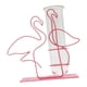 thumbnail image 4 of Jarrón de tubo de ensayo hidropónico con soporte de metal, adorno de florero de vidrio, Flamenco, 4 of 9