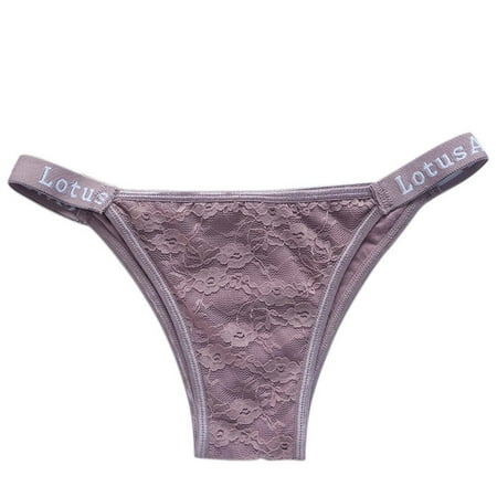 

RPVATI Women Lace Low Rise G-String Sexy Seamless Thongs for Women Underwear Floral Thong