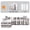 Gray, variant on Eurhowing Stretch L Shaped Couch Cover 2Pcs, 3 3 Seat Non-Slip Sectional Sofa Slipcover, Pet Friendly Plush Furniture Protector with Pillow Covers, Black