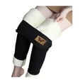 thumbnail image 6 of Qiylii Women Simple Style Plush Tights, Applique Pattern High Waist Leggings, 6 of 9