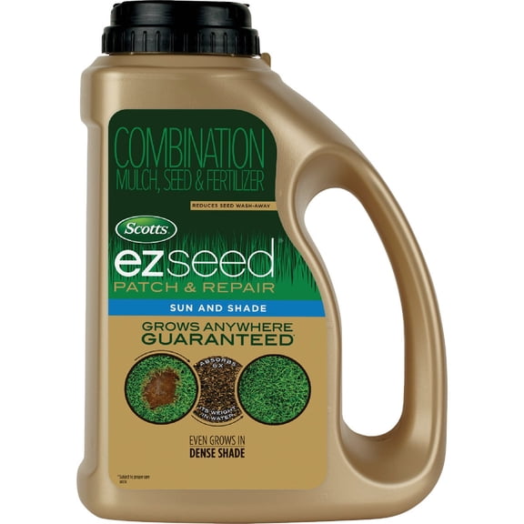 2-pack Scotts EZ Seed Patch and Repair Sun and Shade - Combination Mulch, Seed, Fertilizer - 2 Pack — Outdoor & Indoor Plant Use, Easy Application
