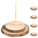 thumbnail image 4 of 5 soportes de madera resistentes para árboles de Navidad artificiales, base estable para decoración navideña, soporte para árbol de Navidad, base para árbol artificial (9 cm de diámetro)., 4 of 7