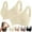 White, variant on TEVEQ Bras for Women No Underwire Comfortable Wireless Seamless Push Up Bras Sports Bras for Women Comfortable Ribbed Wireless Bralettes Adjustable Padded Everyday Bra 2Pc Beige L