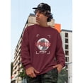 thumbnail image 2 of Abstract World Rave Style Sweatshirt Men -Image by Shutterstock, Male Small, 2 of 4