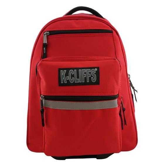 KCliffs Heavy Duty Rolling Backpack School Backpack with Wheels