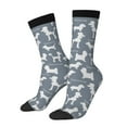 thumbnail image 1 of Bingfone Poodle Dog Print Compression Socks for Women and Men Long Socks for Running Athletic Cycling Nurse, 1 of 6