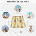 thumbnail image 6 of FORMRS Boys Swim Trunks Quick Dry Mesh Liner Boardshorts Sizes XS-XL, Pineapple Love, 6 of 7