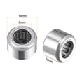 thumbnail image 2 of HK081410 Drawn Cup Needle Roller Bearings, Open End, 8mm I.D., 14mm OD, 10mm Width 10pcs, 2 of 5