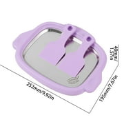JeashCHAT Rolled Ice Cream Maker, Rolled Ice Cream Machine, Instant Freeze Tray and 2 Plastic Scrapers, Instant Ice Cream Maker for Yogurt, Sorbet