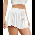 thumbnail image 3 of Pantalones Cortos Deportivos para Mujer, para Gimnasio, Yoga, Correr, Tenis, Falda Pantalón, Ropa Informal de Verano. XL, 3 of 8