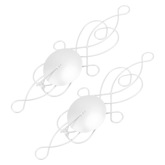 Soporte de Aplastador de Vela de Pared de Hierro, Material de Hierro Innovador Pared de Vela de Pared Soporte 2 Juegos para Dormitorios