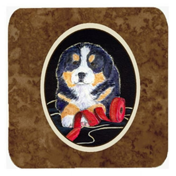 Bernese Mountain Dog Foam Coasters, Set Of 4
