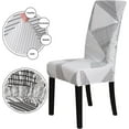 thumbnail image 3 of Stretch Chair Covers Slipcovers Set of 4 Printed Stretchable Dining Chair Slipcover Washable Removable for Kitchen,Hotel,Restaurant, 3 of 6