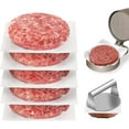 thumbnail image 2 of Cuadrados de papel pergamino para prensa de hamburguesas, juego de 100/200, papel antiadherente para hamburguesas de 6 x 6 / 7 x 7 pulgadas, para prensar hamburguesas, para hacer hamburguesas, para, 2 of 7