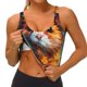 thumbnail image 3 of Balery Oil Painting Colorful Hamster Sujetadores deportivos con espalda cruzada para mujer, acolchados, sin costuras, de alto impacto, ideales para yoga, gimnasio, entrenamiento y fitness.-, 3 of 8