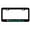 black/turquoise, variant on Pitbull Mom with Paw Prints(Dog Lovers) Style Heavy Duty Metal License Plate Frame Personalised/Car Accessories Car Tag Holder Cover (Black/line Blue)
