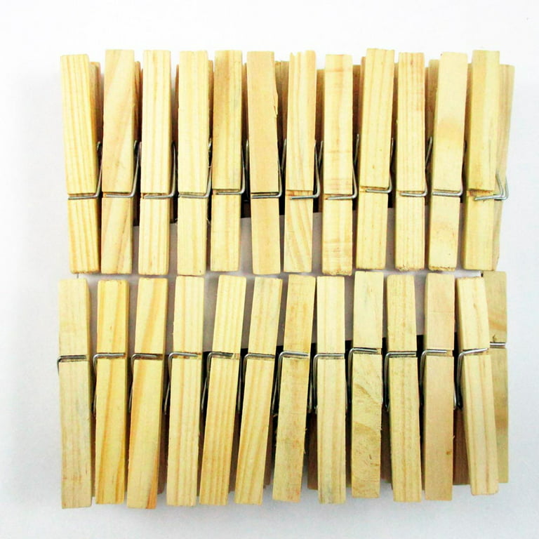 Durable Bamboo Clothes Pins Heavy Duty Wooden Clothespins - Temu