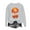 B22 Gray, variant on Women's Crewneck Sweatshirt Halloween Witch Graphic Print Drop Shoulder Oversized Pullover Fall Fashion Long Sleeve Soft Casual Lounge Streetwear Tops