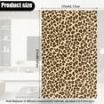 thumbnail image 3 of SCRAWLGOD Leopard Print Beige Brown 17x27in Headrest Cover for Recliner Chair, PU Leather Lazy Boy Recliner Headrest Cover, Furniture Head Rest Protector for Sofa, 2 PCS, 3 of 7