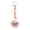 Blue, variant on Exquisite Chinese Style Keychain Best Wishes Zinc Alloy Rhinestone Shiny Fashionable Handbag Key Ring for Car Decor Purse Pendant, 5.91 inches / 15 cm, Red Color Accent with Longevity Lock Design