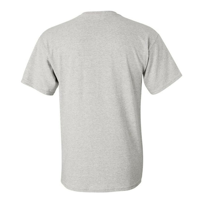 Gildan Men's 5000 Heavy Cotton Short Sleeve T-Shirt Ash Grey XL 