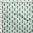 thumbnail image 4 of oneOone Cotton Jersey Green Fabric Block Sewing Craft Projects Fabric Prints By Yard 58 Inch Wide-5G, 4 of 6