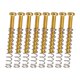 thumbnail image 3 of 8 piezas de tornillos de marco de pastilla de doble bobina ajustables, resortes y tornillos de altura de pastilla Dorado, 3 of 9