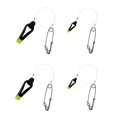 thumbnail image 1 of Downrigger Line Release Clips 18 Inch Leader with Snap Weight Release Clips for Planer Board Downrigger Trolling Offshore Fish 4pcs 1013 1023, 1 of 6