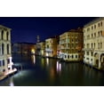 thumbnail image 2 of Bolokofsky, Ronald 32x23 Gold Ornate Wood Framed with Double Matting Museum Art Print Titled - Quiet Night on the Grand Canal, 2 of 4