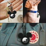 Disney Mickey Mouse Silicone AirTag Holder Keychains - 4-Pack