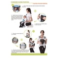 thumbnail image 4 of Mochila Ergonómica CdyBox Rosa Ajustable 3D para Bebé Recién Nacido, 4 of 8