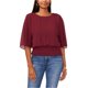 thumbnail image 1 of SAM AND JESS Womens Smocked-Waist Shell Blouse, darkred, XL, 1 of 1