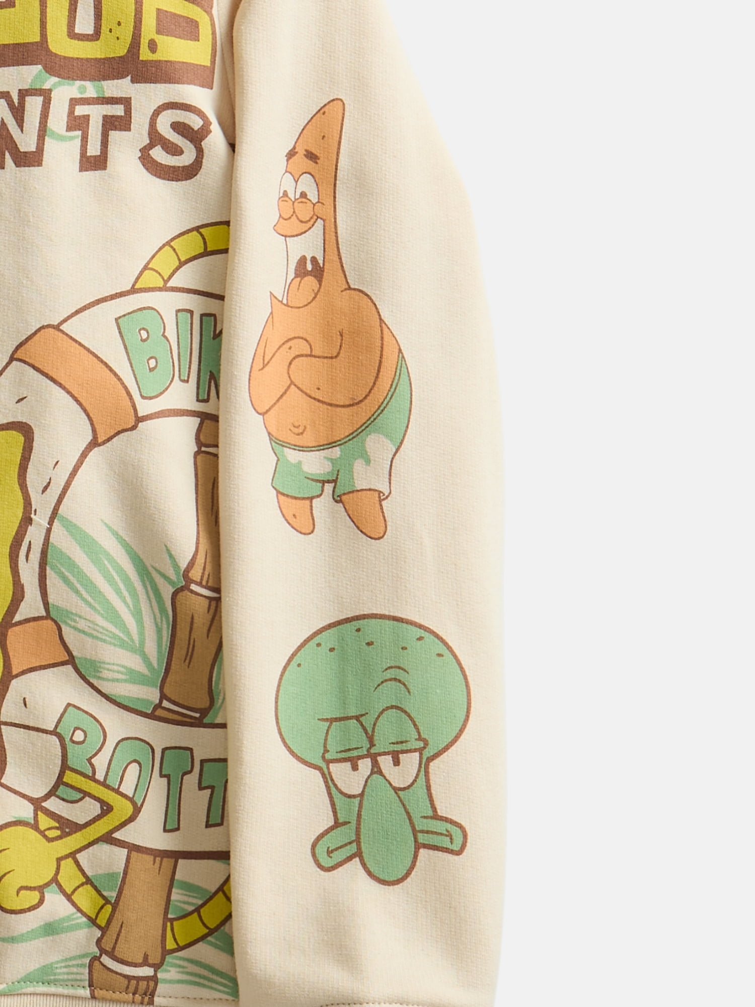 Paramount Spongebob Squarepants Boys Graphic Print Fleece Sweatshirt, Sizes XS 4/5-XL 14/16
