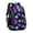 Green and Purple, variant on Pink and Black Leopard Print Backpack for School, Cute School Bag with Adjustable Shoulder Straps and Padded Back, 16.9"x12.6"x5.9"
