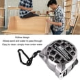 thumbnail image 4 of Stainless Steel Measuring Tape Double Sided Scale Hollow Design Retractable Metric Ruler, 4 of 7