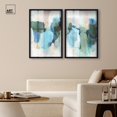 thumbnail image 3 of Serene Abstract Duo Shadowbox Print Blue Wall Decor by Art Remedy, Black Frame, 20 x 30, 3 of 6