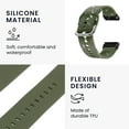 thumbnail image 4 of Correa de Reloj de Silicona de 26 Mm Correa de Repuesto Flexible y Ajustable para 7X 6X 5X Fácil de Instalar Compatible con 2 Hebilla de Pasador Silicona Suave ANGGREK  Otros, 4 of 8